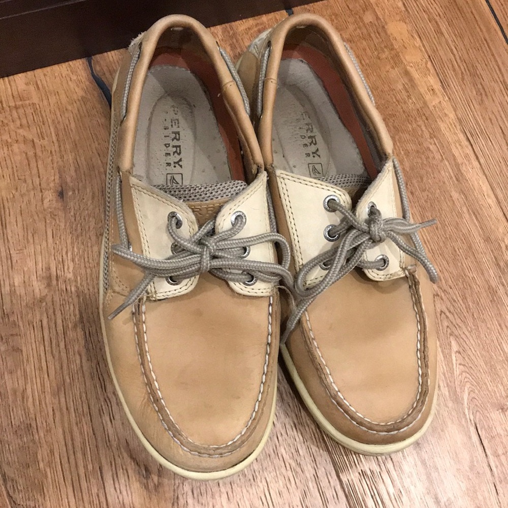 Tan Sperry Top-Siders